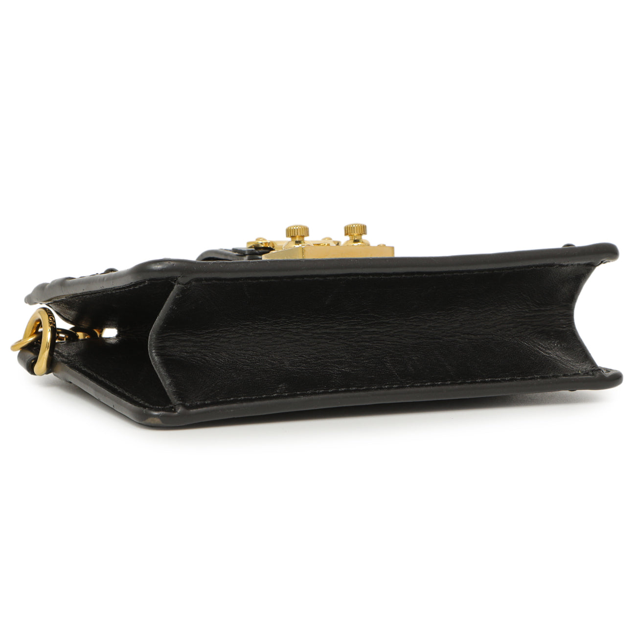 Exclusive Louis Vuitton Black Epi Leather Trunk Multicartes Key Chain and Bag Charm — Back View