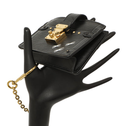 Exclusive Louis Vuitton Black Epi Leather Trunk Multicartes Key Chain and Bag Charm — Alternate View 7