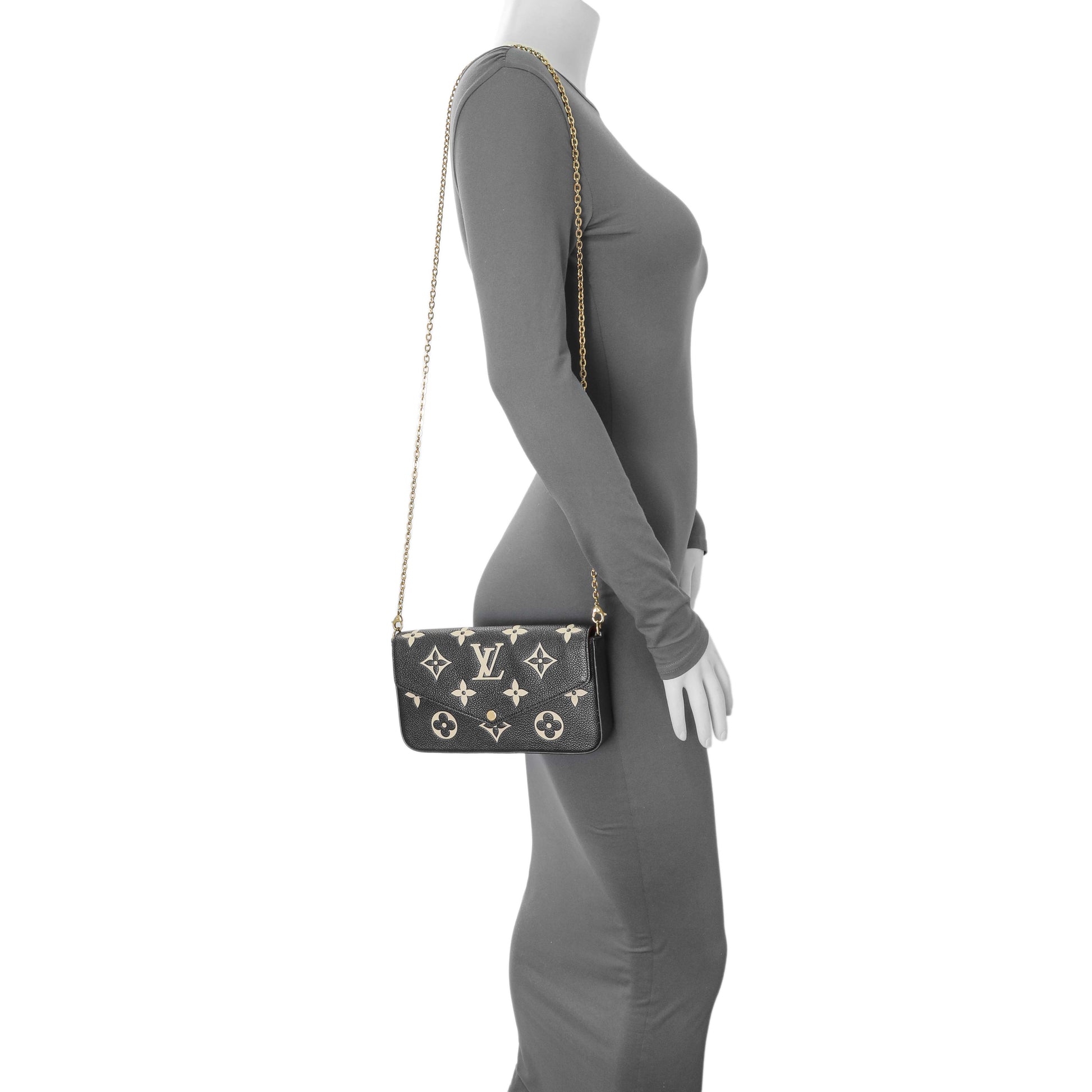 Exclusive Louis Vuitton Empreinte Monogram Giant Felicie Pochette — Alternate View 7