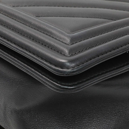 Exclusive Chanel Lambskin Chevron Quilted New Medium Boy Flap — Lifestyle View