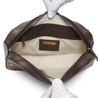Exclusive Gucci Textured Dollar Calfskin Gucci 100 Aria Belt Bag — Top View
