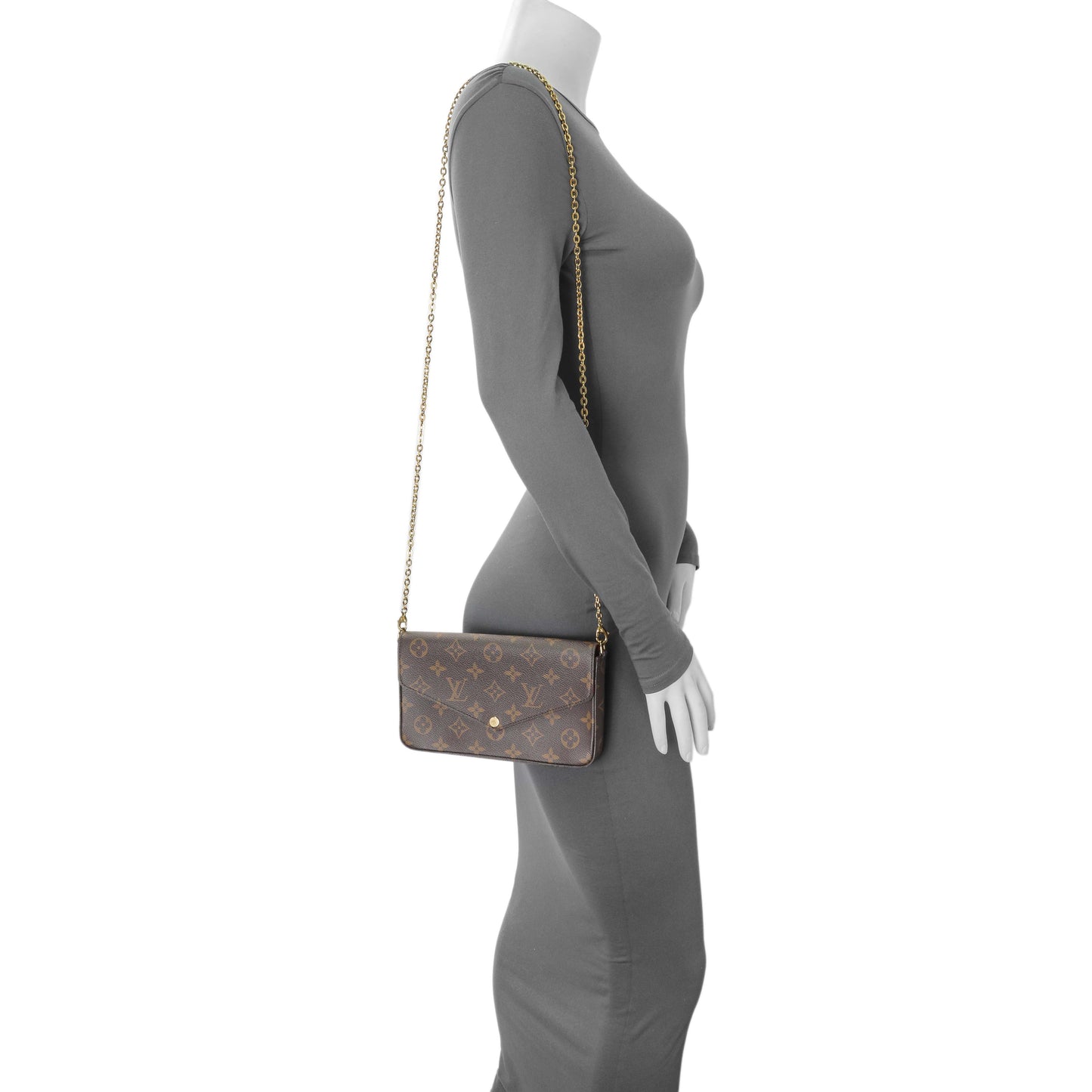 Exclusive Louis Vuitton Monogram Pochette Felicie — Alternate View 14