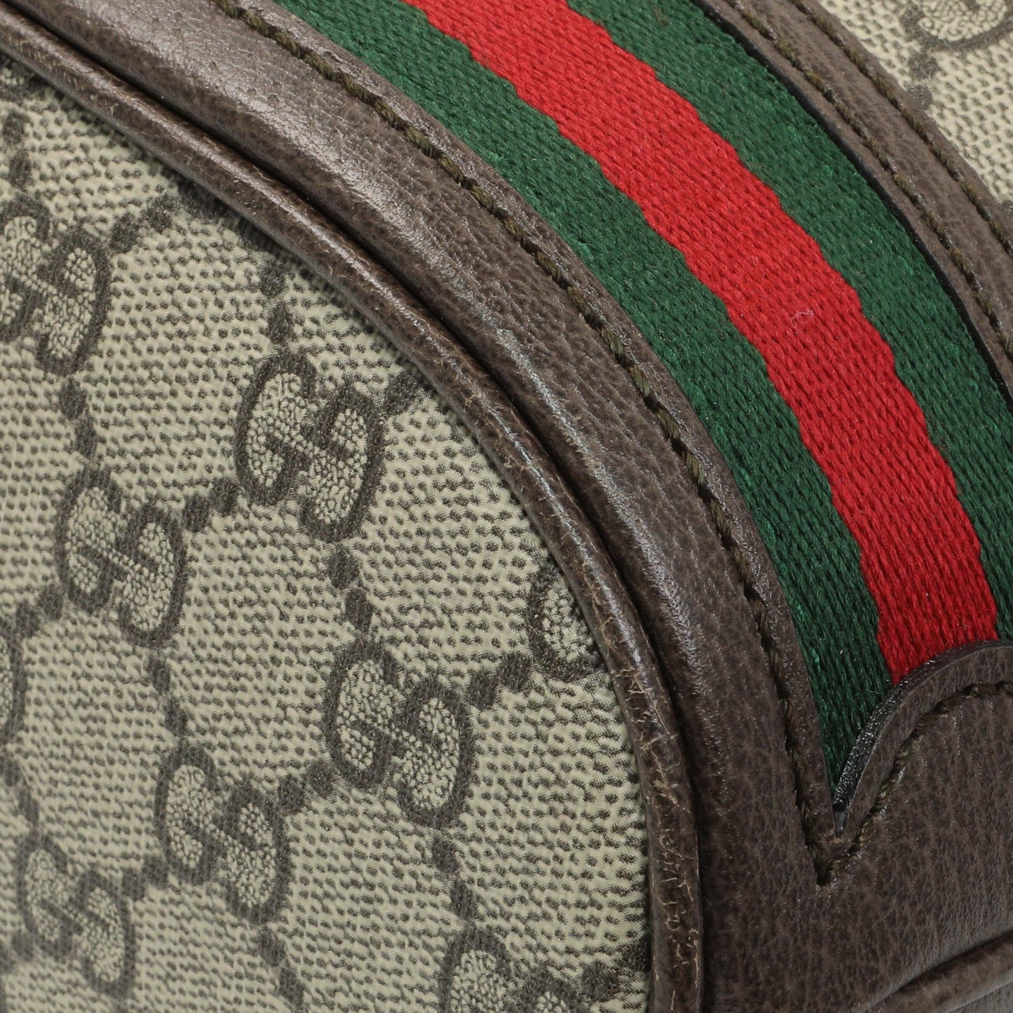 Exclusive Gucci GG Supreme Monogram Web Small Ophidia Bucket Bag — Alternate View 7