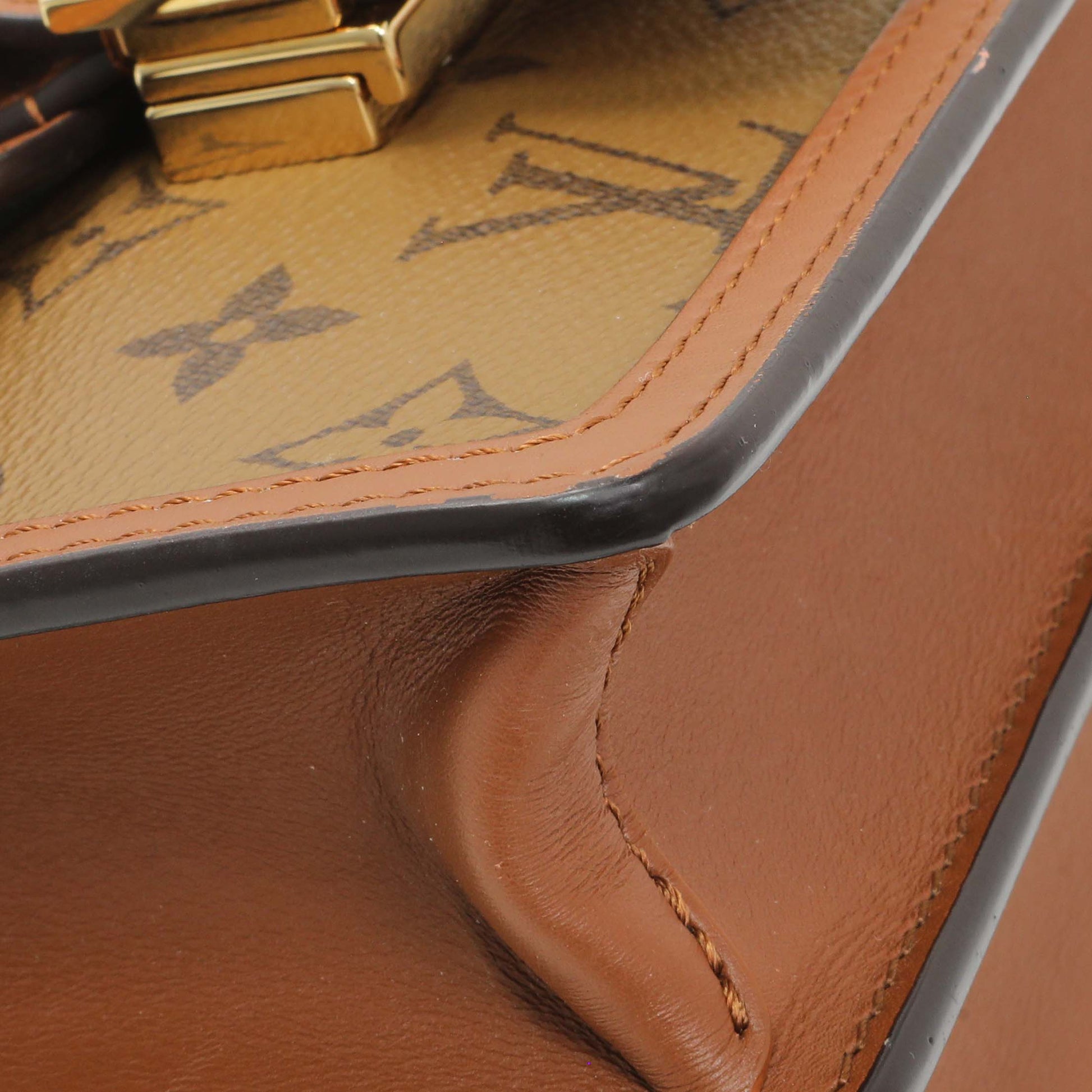 Exclusive Louis Vuitton Reverse Monogram Mini Dauphine — Top View