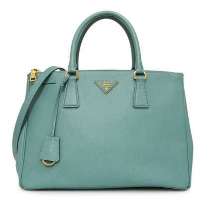 Exclusive Prada Anice Saffiano Medium Galleria Double Zip Tote — Front View