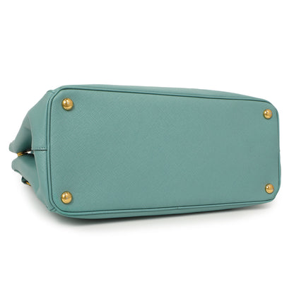 Exclusive Prada Anice Saffiano Medium Galleria Double Zip Tote — Back View