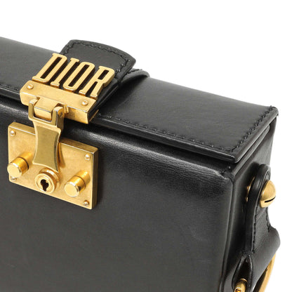 Exclusive Christian Dior Black Lambskin Dioraddict Lockbox — Alternate View 11