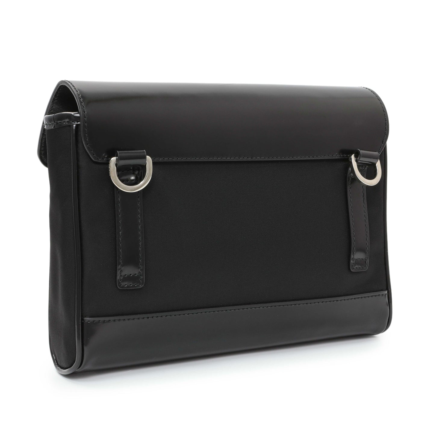 Exclusive Prada Black Re-Nylon Crossbody — Side View