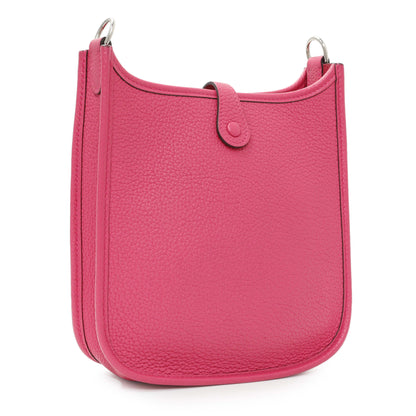 Exclusive Hermes Rose Shocking Clemence Evelyne TPM — Side View