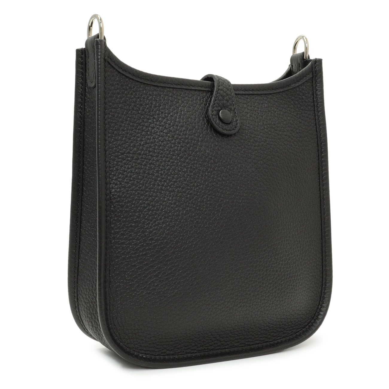 Exclusive Hermes Black Clemence Evelyne TPM — Side View