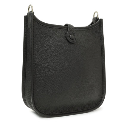 Exclusive Hermes Black Clemence Evelyne TPM — Side View