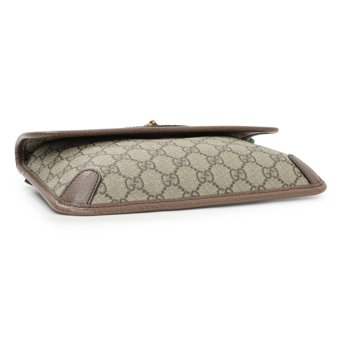 Exclusive Gucci GG Supreme Monogram Neo Vintage Web Belt Bag — Back View