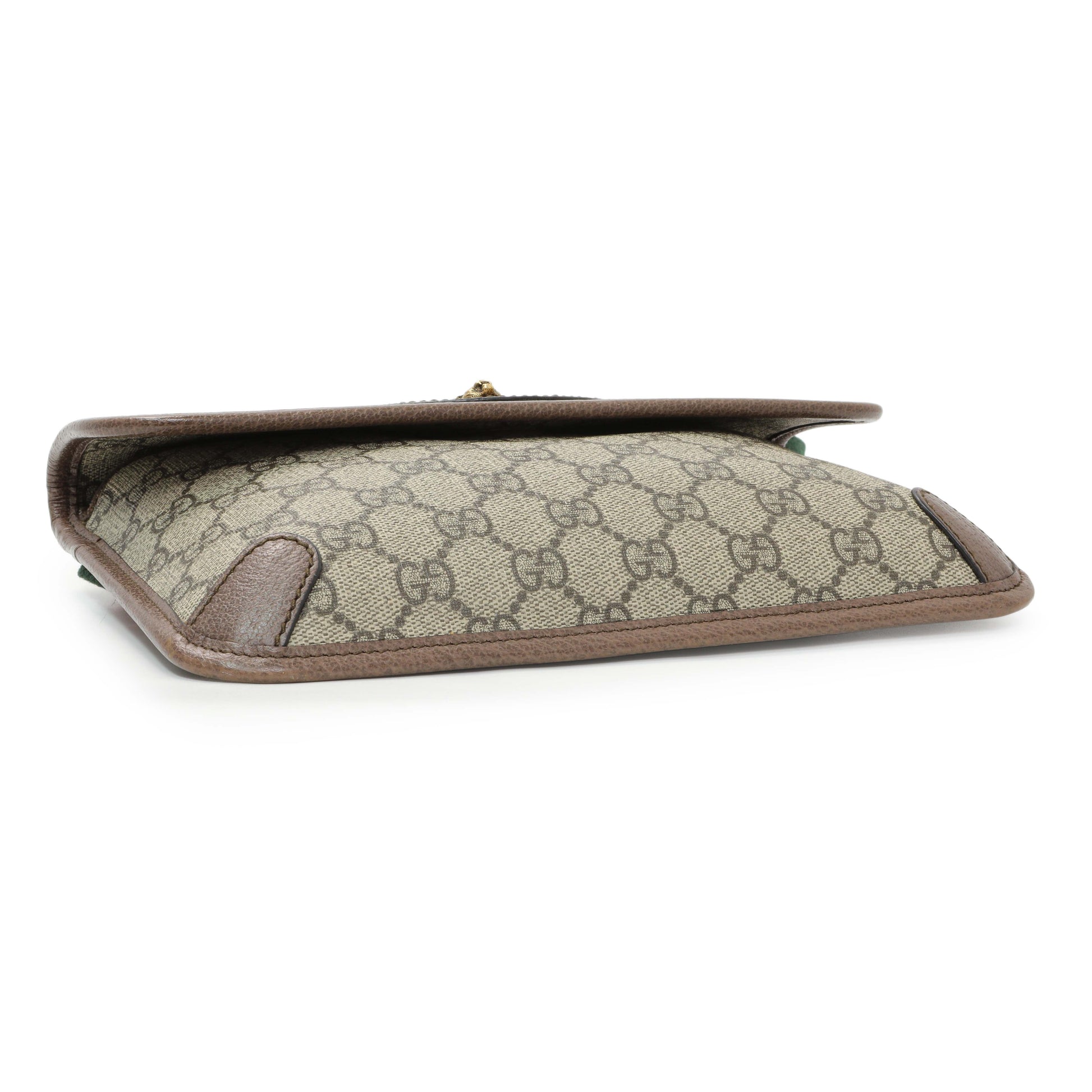 Exclusive Gucci GG Supreme Monogram Neo Vintage Web Belt Bag — Back View