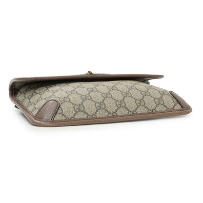 Exclusive Gucci GG Supreme Monogram Neo Vintage Web Belt Bag — Back View