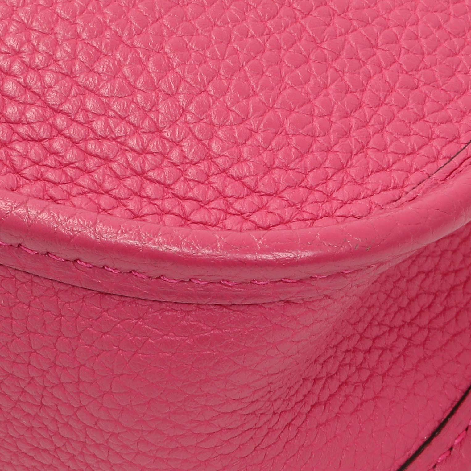 Exclusive Hermes Rose Shocking Clemence Evelyne TPM — Alternate View 7