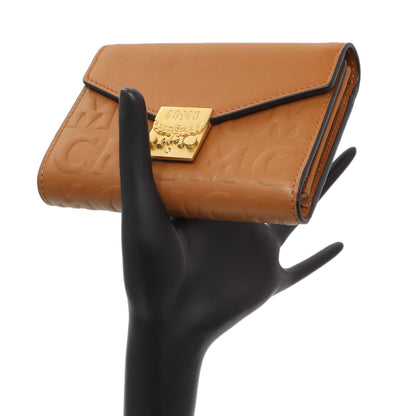 Exclusive MCM Cognac Visetos Tracy Wallet — Alternate View 7