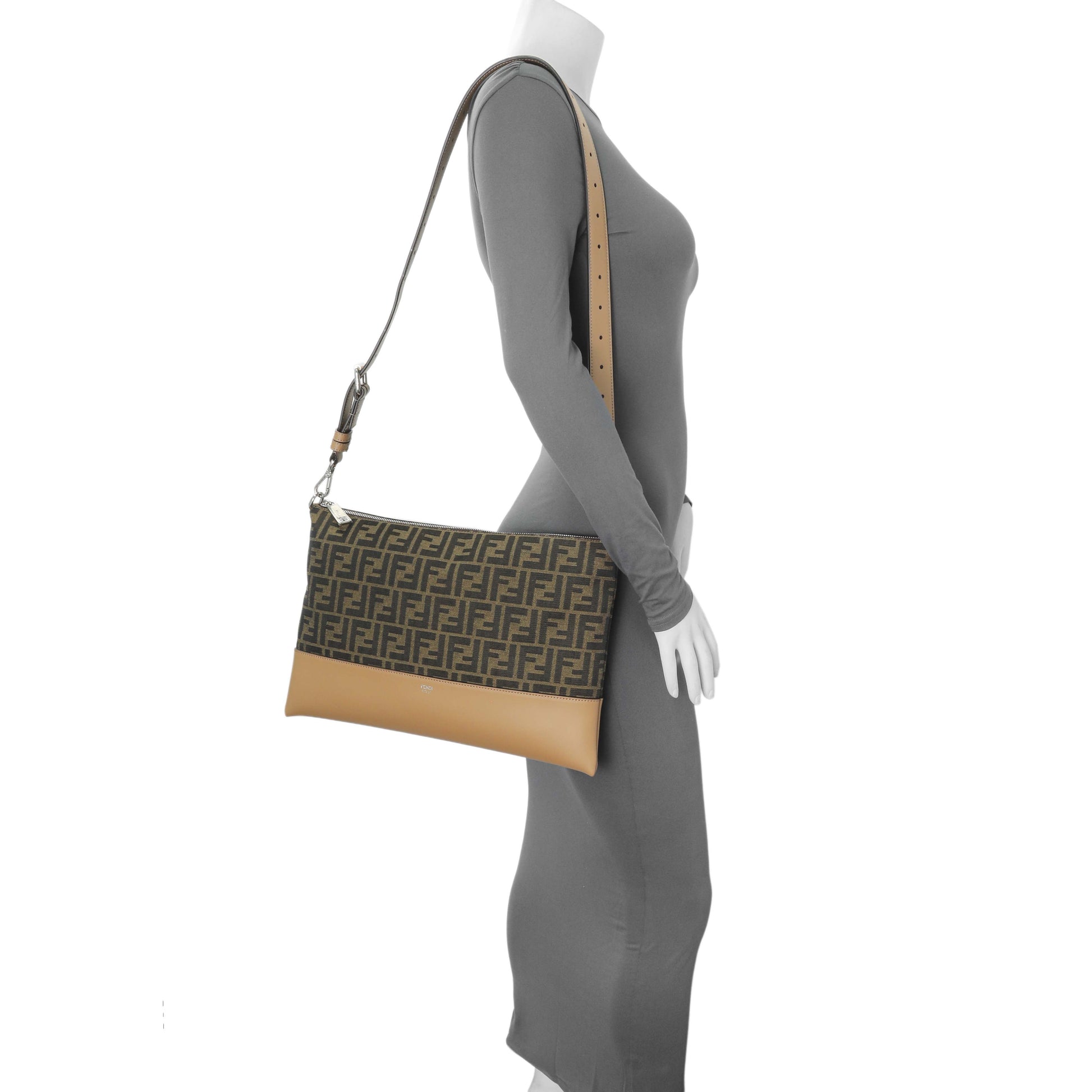 Exclusive Fendi Jacquard FF 1974 After Shoulder Bag — Alternate View 10
