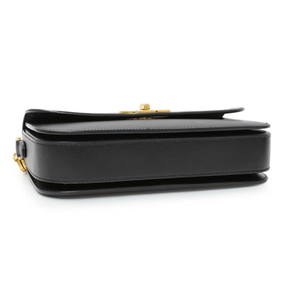 Exclusive Christian Dior Black Calfskin Montaigne Avenue — Back View