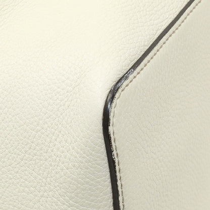 Exclusive Gucci Ivory Soho Pebbled Leather Hobo Shoulder Bag — Top View