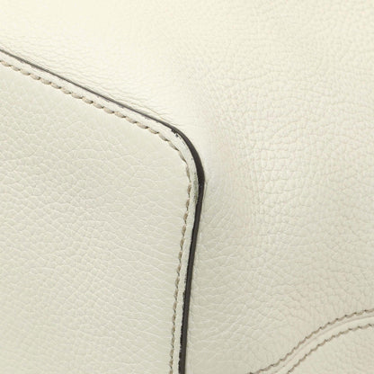 Exclusive Gucci Ivory Soho Pebbled Leather Hobo Shoulder Bag — Detail View