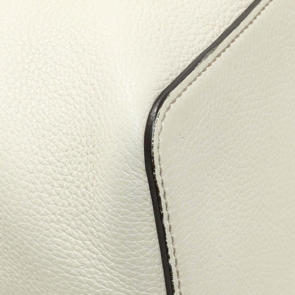 Exclusive Gucci Ivory Soho Pebbled Leather Hobo Shoulder Bag — Lifestyle View