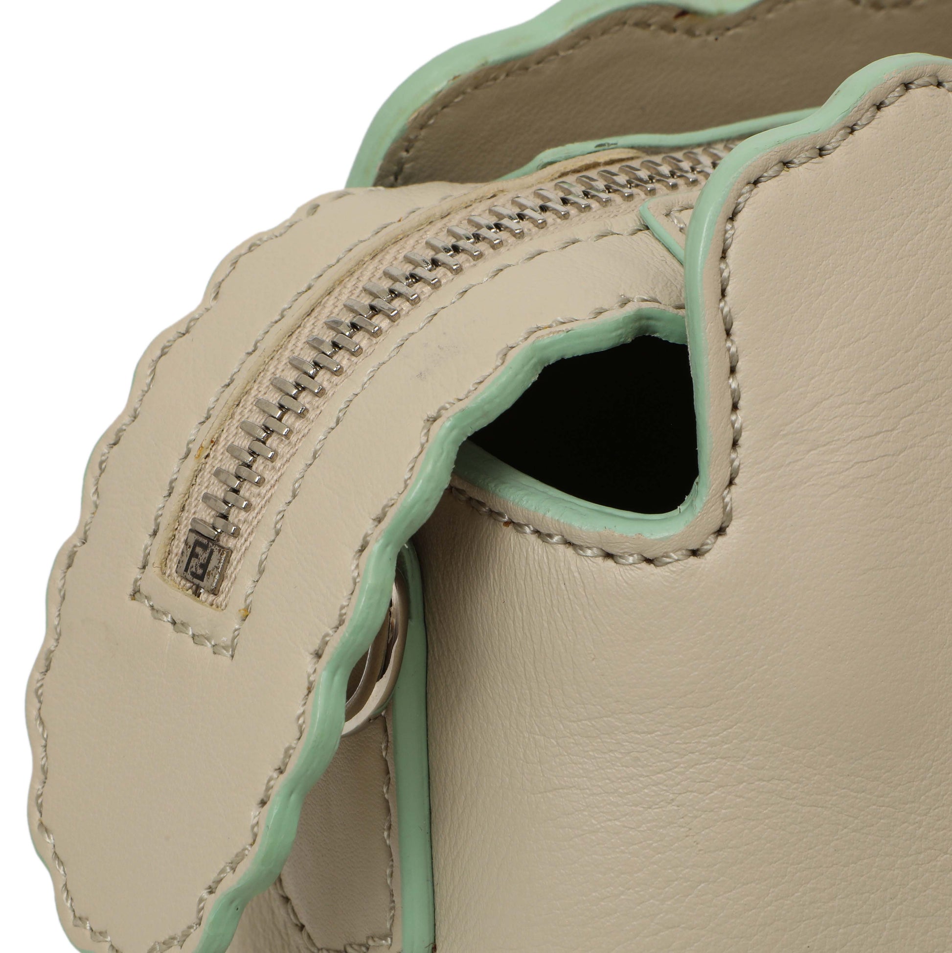 Exclusive Fendi Grey Vitello Dolce Studded Medium By The Way — Alternate View 10