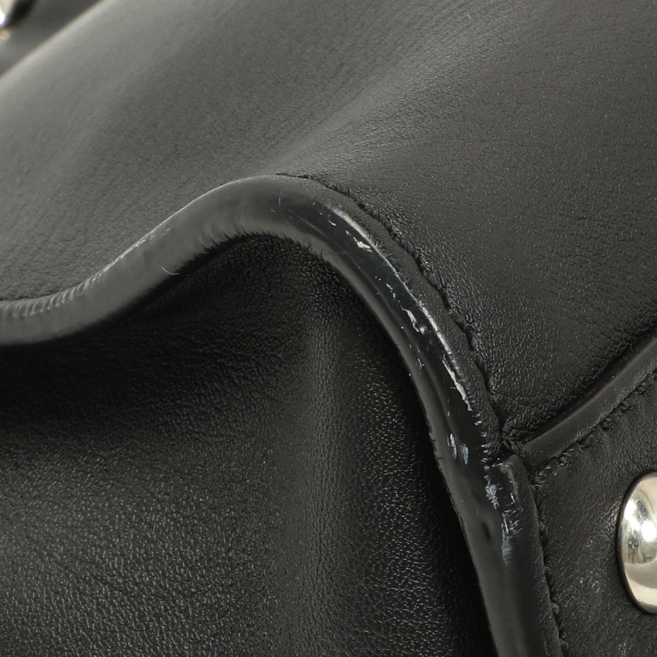 Exclusive Fendi Black Vitello Seta Snakeskin Crocodile Monster Eyes Medium Peekaboo Iconic Satchel — Top View