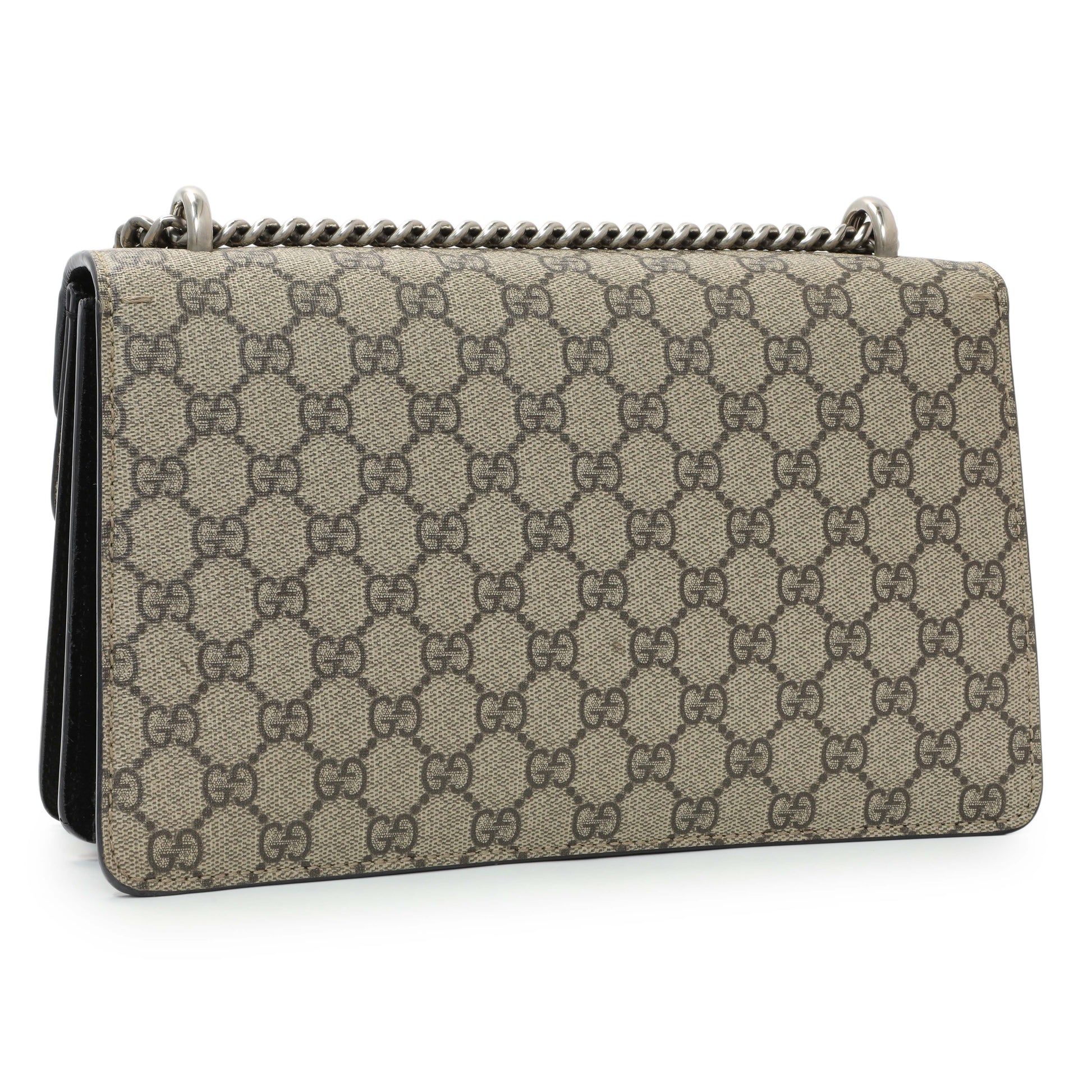Exclusive Gucci GG Supreme Monogram Small Dionysus Shoulder Bag — Side View