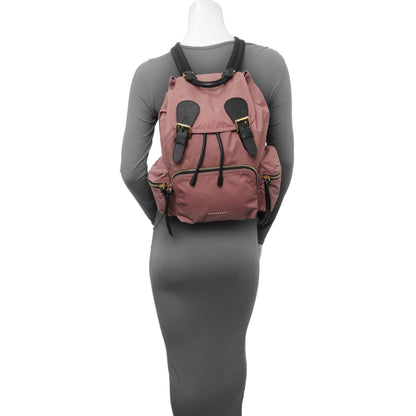 Exclusive Burberry Mauve Nylon Medium Rucksack Backpack — Alternate View 9