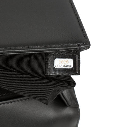 Exclusive Chanel Black Quilted Calfskin Medium Boy Bag — Alternate View 11