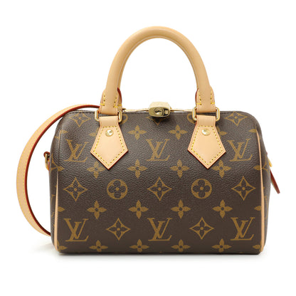 Exclusive Louis Vuitton Monogram Speedy 20 Bandouliere — Front View
