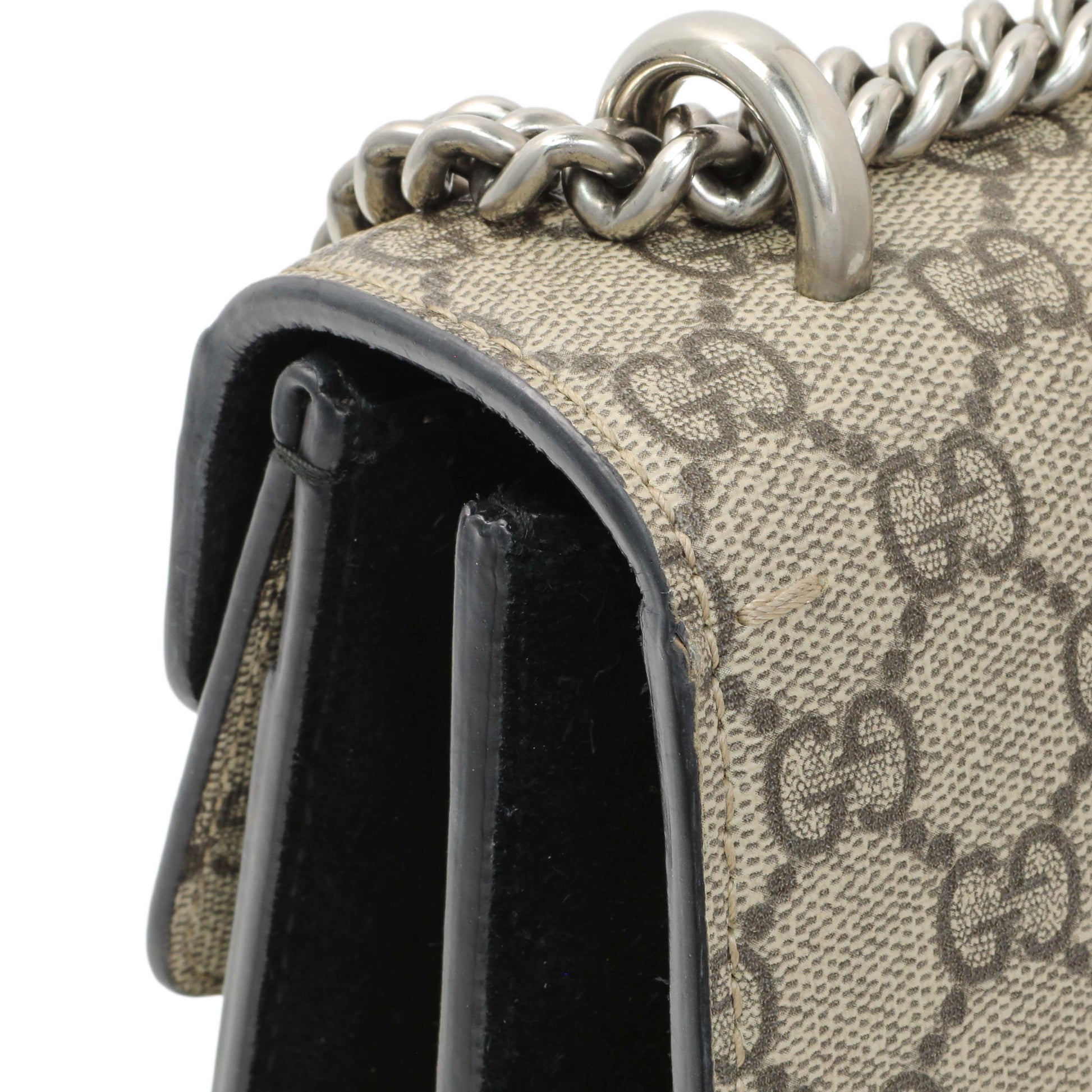 Exclusive Gucci GG Supreme Monogram Small Dionysus Shoulder Bag — Alternate View 11