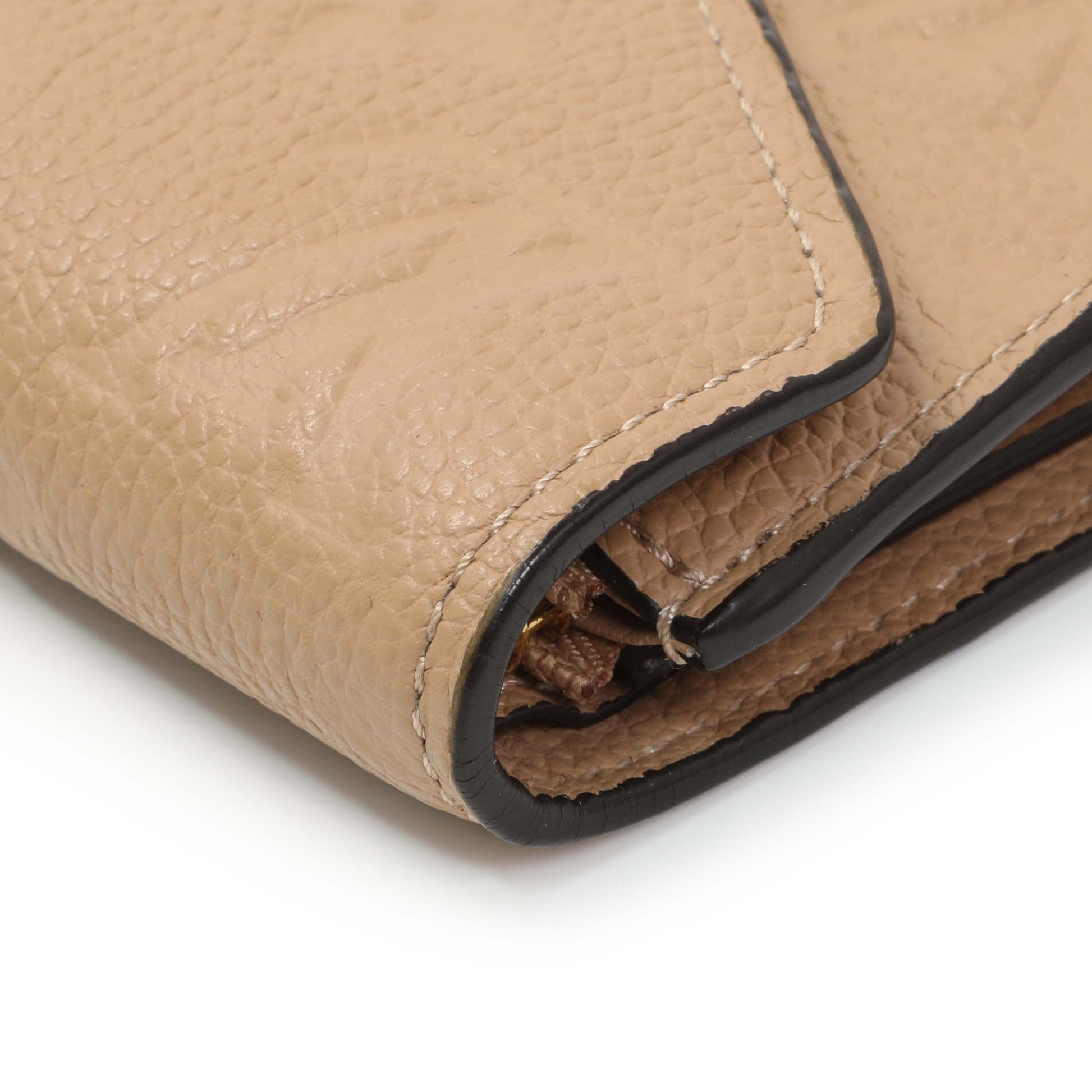 Exclusive Louis Vuitton Beige Empreinte Zoe Wallet — Alternate View 7
