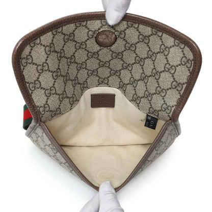 Exclusive Gucci GG Supreme Monogram Neo Vintage Web Belt Bag — Alternate View 8