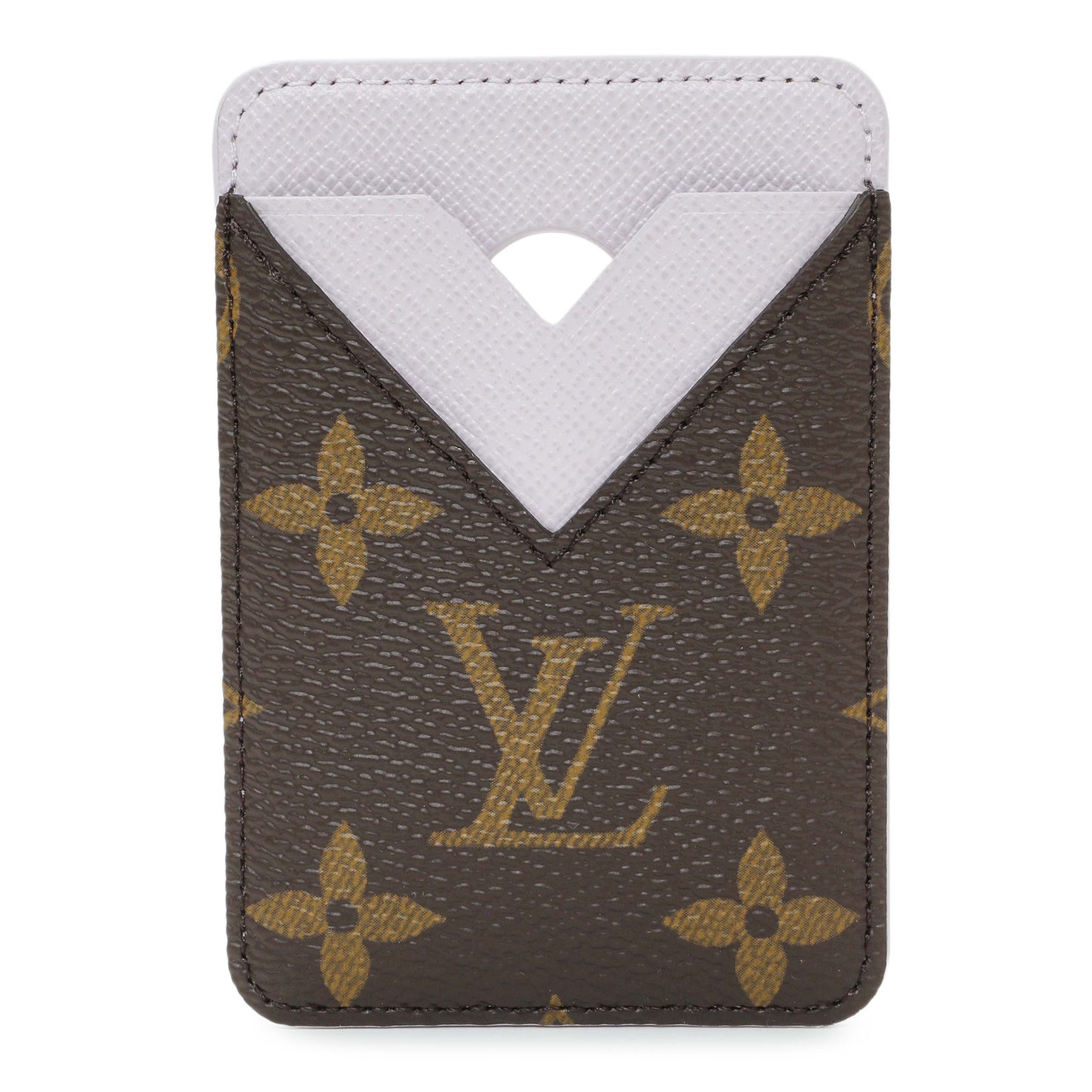 Exclusive Louis Vuitton Monogram Magnetic Card Holder — Front View