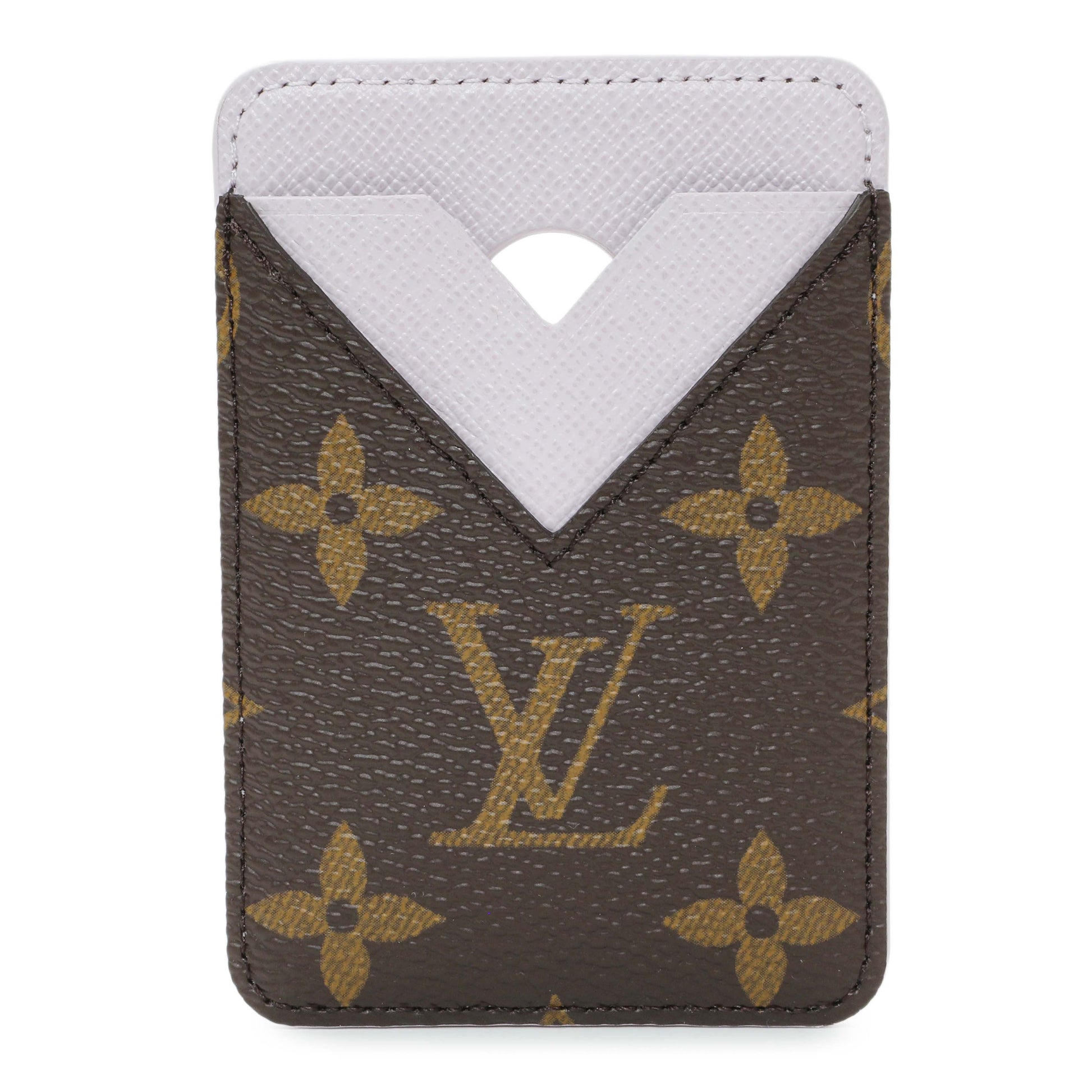 Exclusive Louis Vuitton Monogram Magnetic Card Holder — Front View