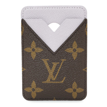 Exclusive Louis Vuitton Monogram Magnetic Card Holder — Front View