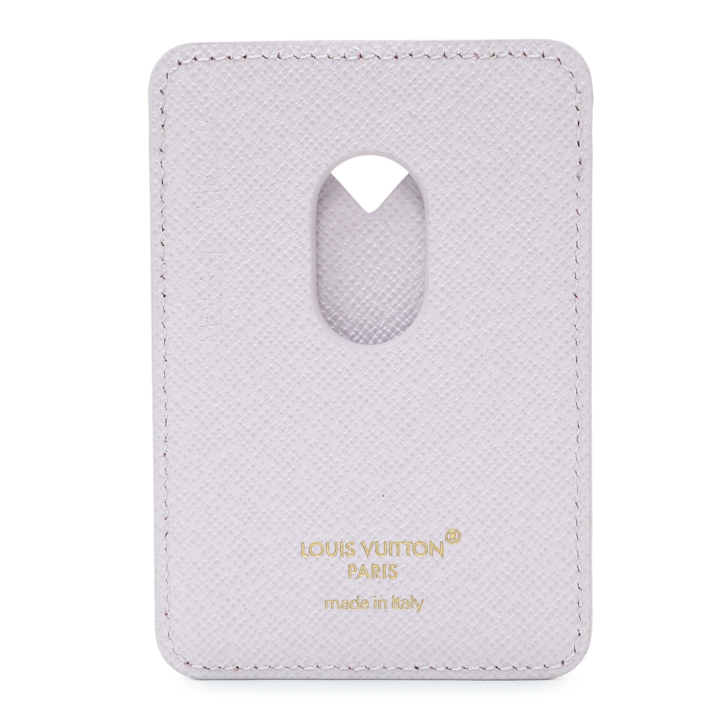 Exclusive Louis Vuitton Monogram Magnetic Card Holder — Side View