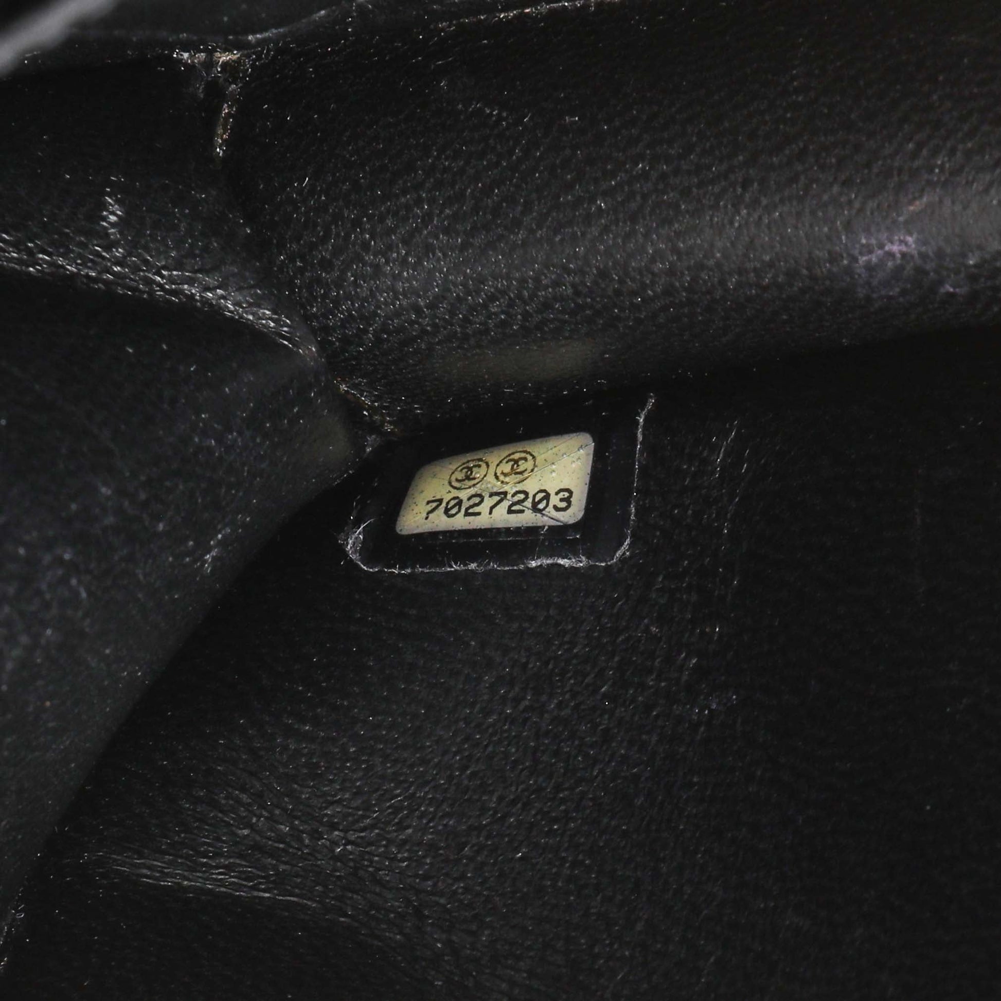 Exclusive Chanel Tweed Lambskin Camellia Pearl Chain Flap — Alternate View 13