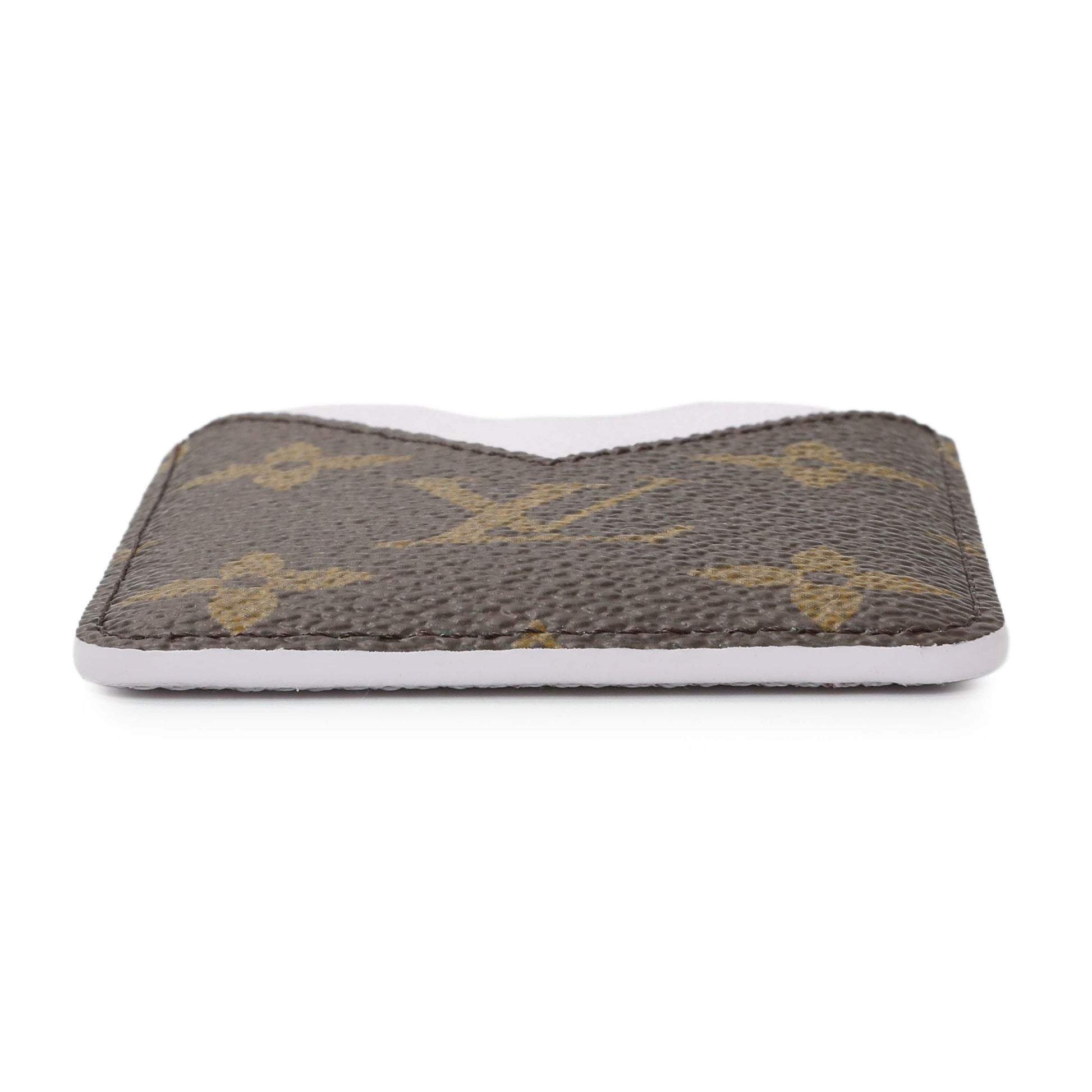 Exclusive Louis Vuitton Monogram Magnetic Card Holder — Back View