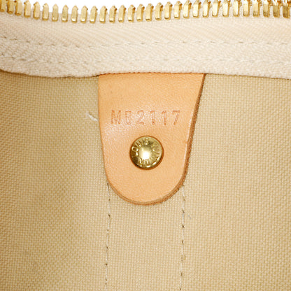 Exclusive Louis Vuitton Damier Azur Keepall Bandouliere 45 — Alternate View 9