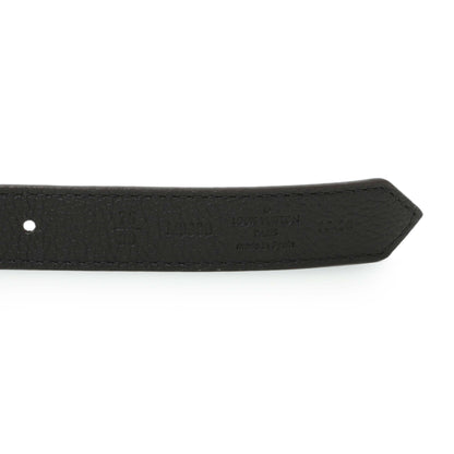 Exclusive Louis Vuitton Monogram Circle 20MM Reversible Belt — Top View