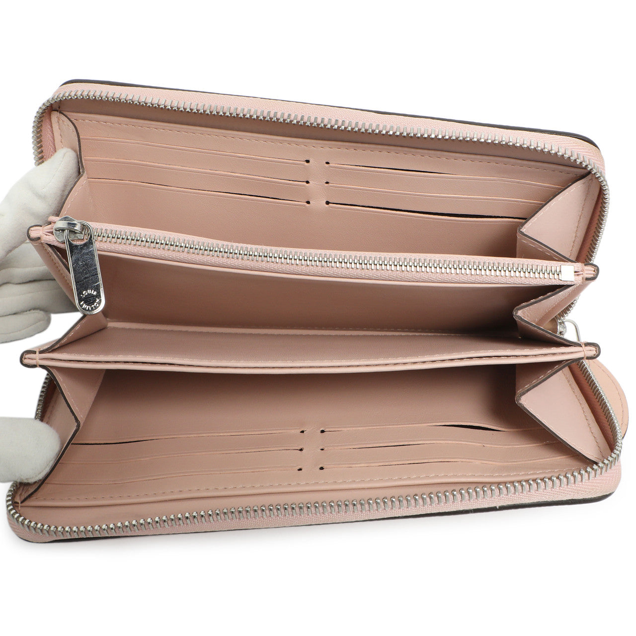 Exclusive Louis Vuitton Magnolia Mahina Zippy Wallet — Alternate View 13