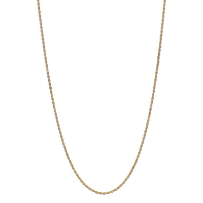 Exclusive 14K Yellow Gold Rope Chain — Front View