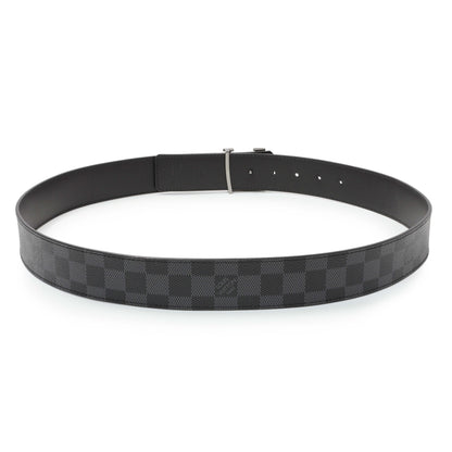 Exclusive Louis Vuitton Reversible Damier Infini LV Initiales 40mm Belt — Side View