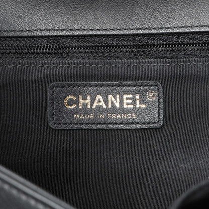 Exclusive Chanel Lambskin Chevron Quilted New Medium Boy Flap — Alternate View 10
