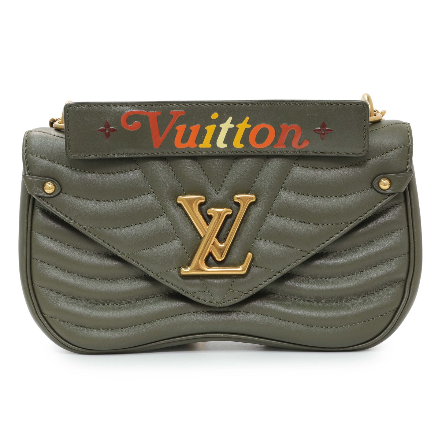 Exclusive Louis Vuitton Calfskin New Wave Chain MM — Side View