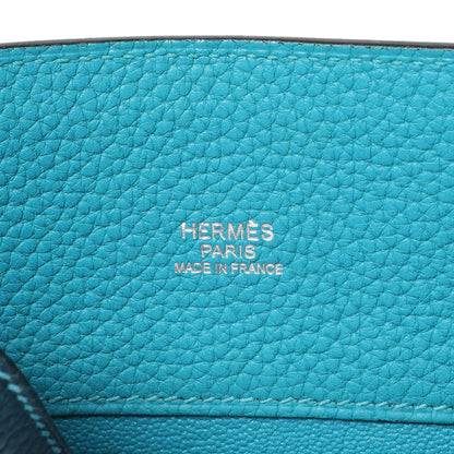 Exclusive Hermes Bleu Izmir Turquoise Togo Verso So Kelly 22 — Detail View