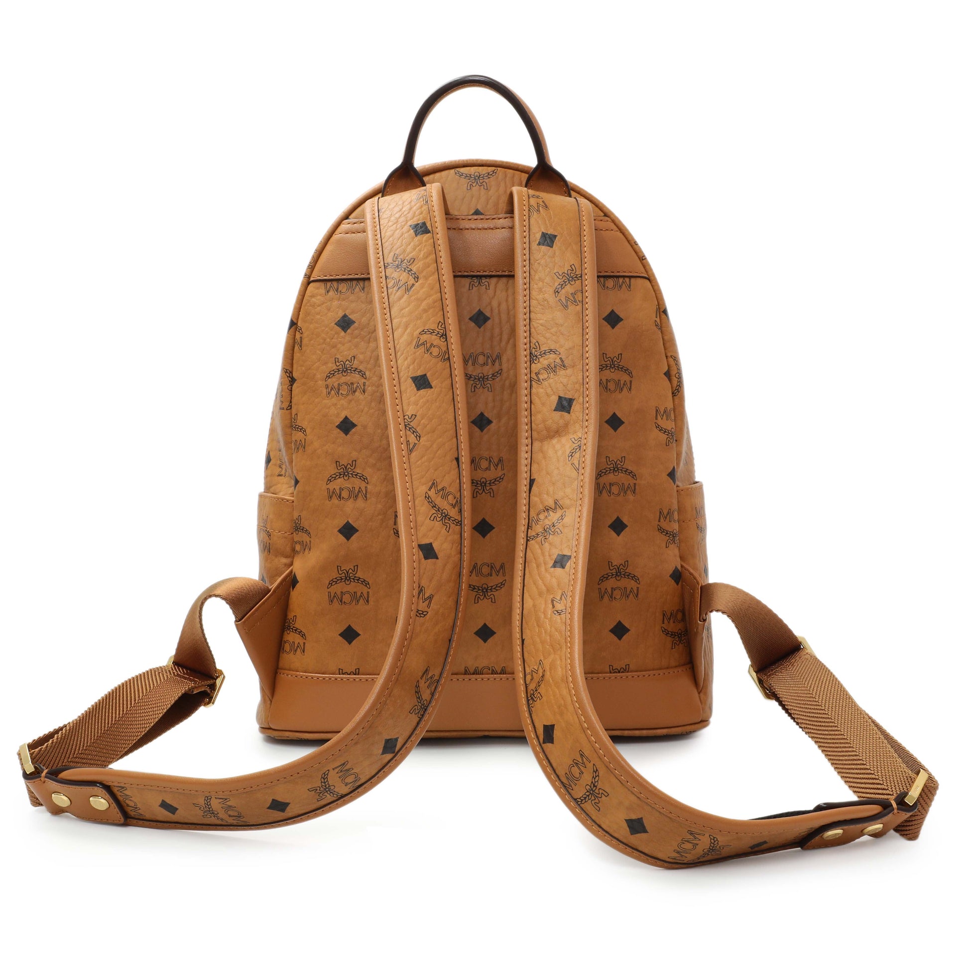 Exclusive MCM Visetos Stark Berlin Backpack — Side View