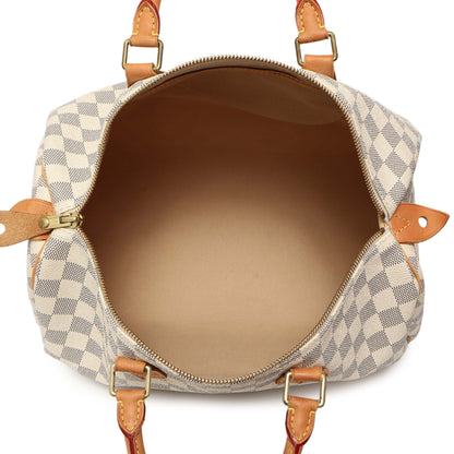 Exclusive Louis Vuitton Damier Azur Speedy 35 — Alternate View 8